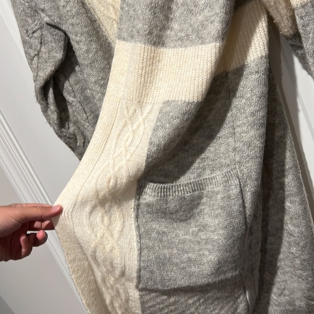 Topshop Long Patchwork Oversized Duster Cardigan - image 6
